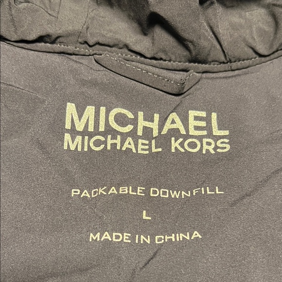 Michael Kors Navy Quilted Jacket - Picture 2 of 3